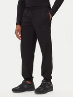 Spodnie sportowe męskie - EA7 Emporio Armani Spodnie dresowe 7M000906 AF13512 UC001 Czarny Modern Fit - miniaturka - grafika 1