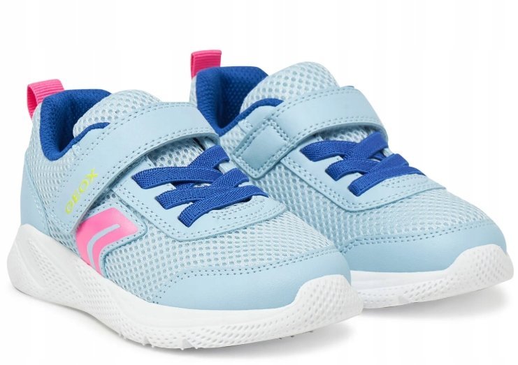 GEOX SPRINTYE SPORTOWE BUTY DZIECIĘCE NIEBIESKIE NA RZEPY 31 1J8A