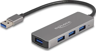 HUB USB3.2 4Port DeLOCK 4xUSB3.2 Szary - Huby USB - miniaturka - grafika 1