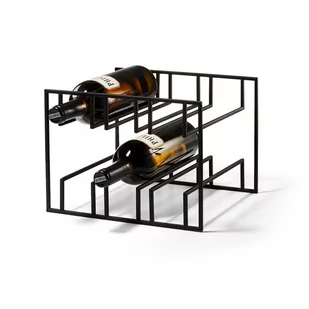 Philippi Philippi CUBO Stojak na Wino - Czarny 236005 - Stojaki na wino - miniaturka - grafika 1