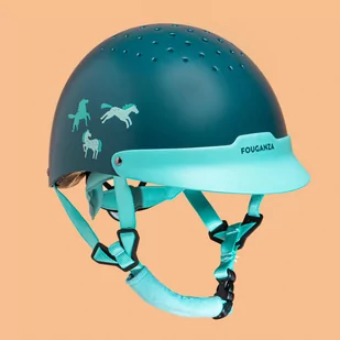 Kask jeździecki dla dzieci Fouganza 100 - Kaski do jazdy konnej - miniaturka - grafika 1
