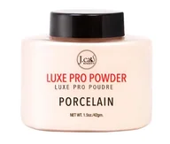 Pudry do twarzy - J.Cat Beauty Luxe Pro Powder Sypki Puder Utrwalający 103 Porcelain - miniaturka - grafika 1