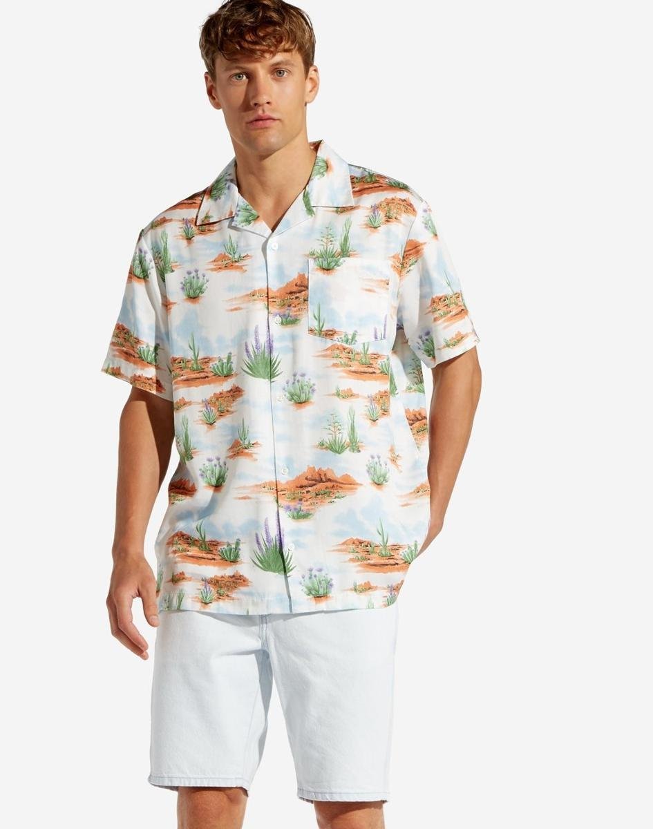 Wrangler, Koszula męska, Ss Resort Glow Oran W59076H48, rozmiar S