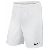 Piłka nożna - Nike Spodenki Park II Knit Short 725887 100 białe Rozmiar odzieży: XL 725887 100_XL - miniaturka - grafika 1