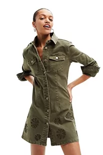 Desigual Damska sukienka casual, zielony, S - Sukienki - miniaturka - grafika 1