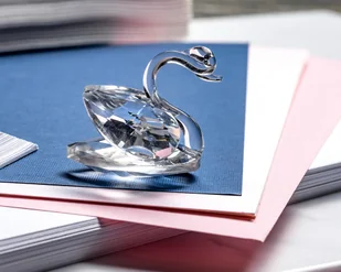 Kryształowy łabędź - Ozdoby bożonarodzeniowe - miniaturka - grafika 4