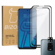 Szkła hartowane na telefon - Xiaomi Bizon Szkło hartowane Bizon Glass Edge CF - 2 sztuki + ochrona na obiektyw, Redmi Note 9S / 9 Pro / 9 Pro Max, czarne 5903896180243 - miniaturka - grafika 1