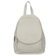 Torebki damskie - Plecak Skórzany Damski Vezze Collina Szary - miniaturka - grafika 1