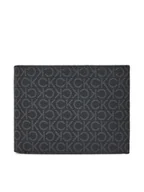 Portfele - Calvin Klein Portfel męski Classic Mono Trifold 10Cc W/Coin K50K512855 Czarny - miniaturka - grafika 1