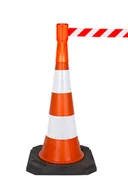Wyposażenie miejsc publicznych - Pachołek/Słupek wewnętrzny ostrzegawczy.(wysokość 1m) - miniaturka - grafika 1