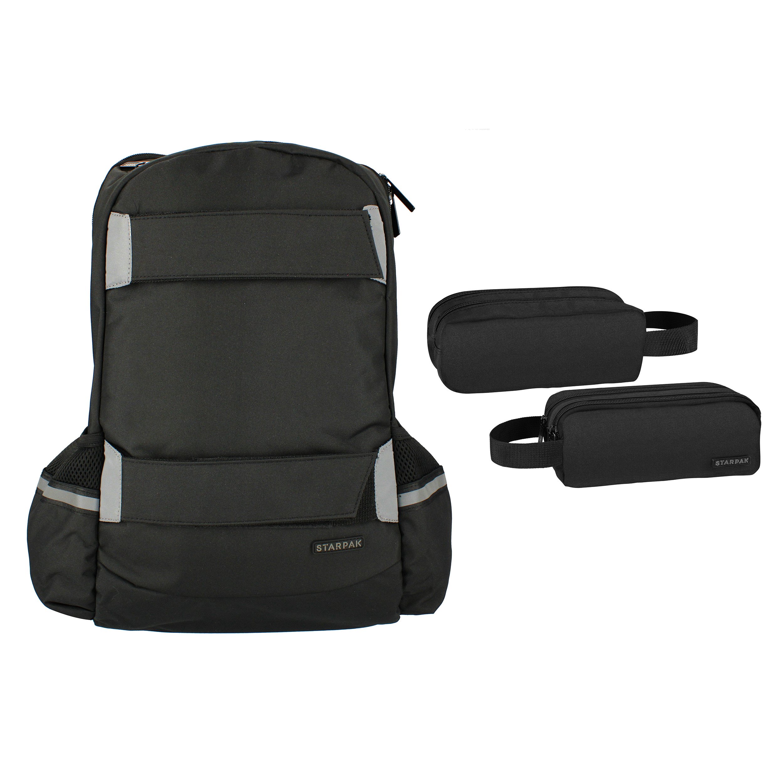 Plecak młodzieżowy w zestawie z piórnikiem czarny Starpak 561904
