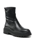 Botki damskie - Vero Moda Botki Slim 10276066 Czarny - miniaturka - grafika 1