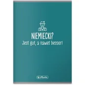 Zeszyty szkolne - Zeszyt A5 60k kratka JĘZYK NIEMIECKI 9577396 HERLITZ - miniaturka - grafika 1