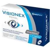 Wzrok i słuch - XenicoPharma Xenico Pharma Visionex Total - na poprawę wzroku - 30 kapsułek - miniaturka - grafika 1