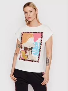 Koszulki i topy damskie - Fracomina T-Shirt FR22ST3028J401N5 Biały Regular Fit - grafika 1