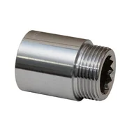 Akcesoria hydrauliczne - Przedłużka 1/2'' - 40 mm chrom - miniaturka - grafika 1