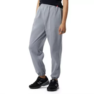 Spodnie damskie - Spodnie New Balance WP23553SEL - szare - grafika 1