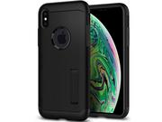 Etui i futerały do telefonów - Spigen Slim Armor do iPhone XS Max Black 065CS25156 - miniaturka - grafika 1