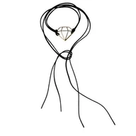 Naszyjniki - Choker NASZYJNIK diament - miniaturka - grafika 1