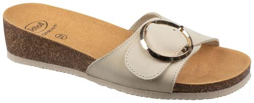 Scholl Amalfi Mule, sandały damskie, beżowy, 37 EU, beżowy, 37 EU