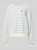 Bluzy damskie - Bluza o kroju oversized z mieszanki bawełny model ‘GRETA’ - miniaturka - grafika 1