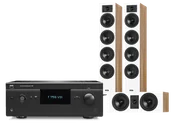 Kino domowe - Yamaha T758 V3i (czarny) + Diva 6 + 7 (dąb) - miniaturka - grafika 1