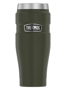 Podróżny kubek termiczny Thermos Stainless King™ 470 ml - green army - Kubki termiczne - miniaturka - grafika 1