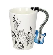 Naczynia i sztućce jednorazowe - Kubek muzyka - GITARA NIEBIESKA 5903181042034 - miniaturka - grafika 1