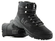Buty zimowe męskie - Trekkingi męskie z Aqua Shell - LEE COOPER 22-01-1404M, ciemnoszare - Lee Cooper - miniaturka - grafika 1