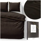 Pościel - Pościel 160 x 200 3cz Makosatyna Pure Z Bizą 10 - miniaturka - grafika 1