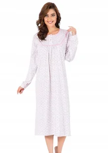 Koszula Nocna Aydogan Bawełniana Ocieplana Xxl 48 50 - Bielizna nocna - miniaturka - grafika 1