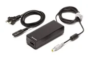 Adaptery i przejściówki - Lenovo 92P1112 adapter zasilający/ inwentor Wewnętrzna 90 W Czarny - miniaturka - grafika 1