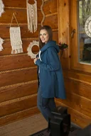 Bluzy damskie - Bluza ,,ALINA petrol - miniaturka - grafika 1