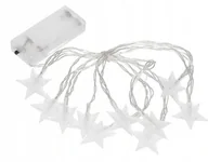 Oświetlenie świąteczne - LAMPKI LED NA CHOINKĘ DRUCIK NA BATERIĘ 2M CIEPŁE - miniaturka - grafika 1