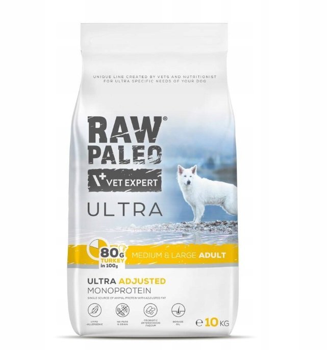 Vetexpert Raw Paleo Ultra Turkey Adult Medium/ Large 10kg