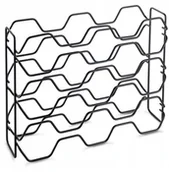 Pozostałe akcesoria barmańskie - Stojak Na Wino Wodę 15 Butelek Półka Na Blat Swiss - miniaturka - grafika 1