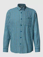 Koszule męskie - Koszula casualowa o kroju slim fit ze wzorem w kratę - miniaturka - grafika 1