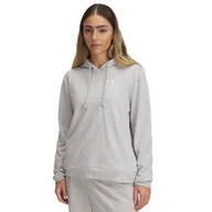 Bluzy damskie - Damska Bluza UNDER ARMOUR UA RIVAL TERRY HOODIE 6005511-011 – Szary - miniaturka - grafika 1