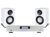 Zestawy stereo - Rotel A14 MK II (srebrny) + Carina BS 243.4 (biały) - miniaturka - grafika 1