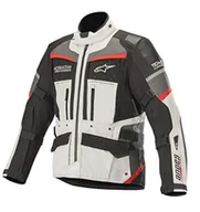 Odzież motocyklowa - Kurtki motocyklowe Alpinestars Andes Pro Drystar kurtka kompatybilna z technologią air jasnoszara czarna ciemnoszary czerwony, szary/czarny/czerwony, 4XL - miniaturka - grafika 1