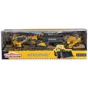 Samochody i pojazdy dla dzieci - Majorette Zestaw Volvo Construction 4 sztuki 454176 - miniaturka - grafika 1