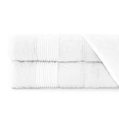 Ręczniki - Ręcznik bambusowy szybkoschnący 50x90 Bamboo Moreno, Darymex, kolor biały - miniaturka - grafika 1