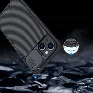 Nillkin CamShield Pro Magnetic Case etui iPhone 14 Plus pokrowiec osłona na aparat kamerę niebieski (z MagSafe) - Etui i futerały do telefonów - miniaturka - grafika 15