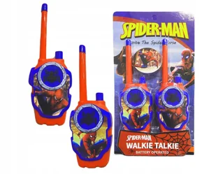 SPIDERMAN WALKIE TALKIE ZESTAW 2x KRÓTKOFALÓWKA DWIE SŁUCHAWKI KOMUNIKATOR - Zabawki interaktywne dla dzieci - miniaturka - grafika 1