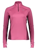 Koszulki sportowe damskie - Mizuno Koszulka "Warmalite" w kolorze różowym do biegania - miniaturka - grafika 1