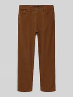 Spodnie i spodenki dla chłopców - Spodnie sztruksowe o kroju straight fit z czystej bawełny - miniaturka - grafika 1