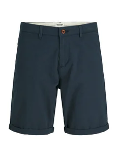 Jack&Jones Szorty materiałowe Marco 12269494 Granatowy Regular Fit - Spodenki męskie - miniaturka - grafika 1