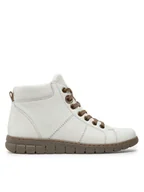 Botki damskie - Go Soft Trzewiki CEO-WI23-GHANA-03B Beżowy - miniaturka - grafika 1