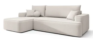 Kremowy narożnik rozkładany z pojemnikiem D8-M57 - Narożniki Kremowy narożnik rozkładany z pojemnikiem D8-M57 - Narożniki - miniaturka - grafika 1