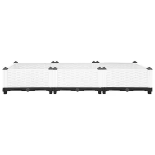 Donica do podwyższonej rabaty, 120x40x23 cm, polipropylen Lumarko - Donice - miniaturka - grafika 5